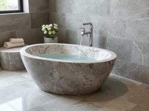 bathtubs made of artificial stone фото